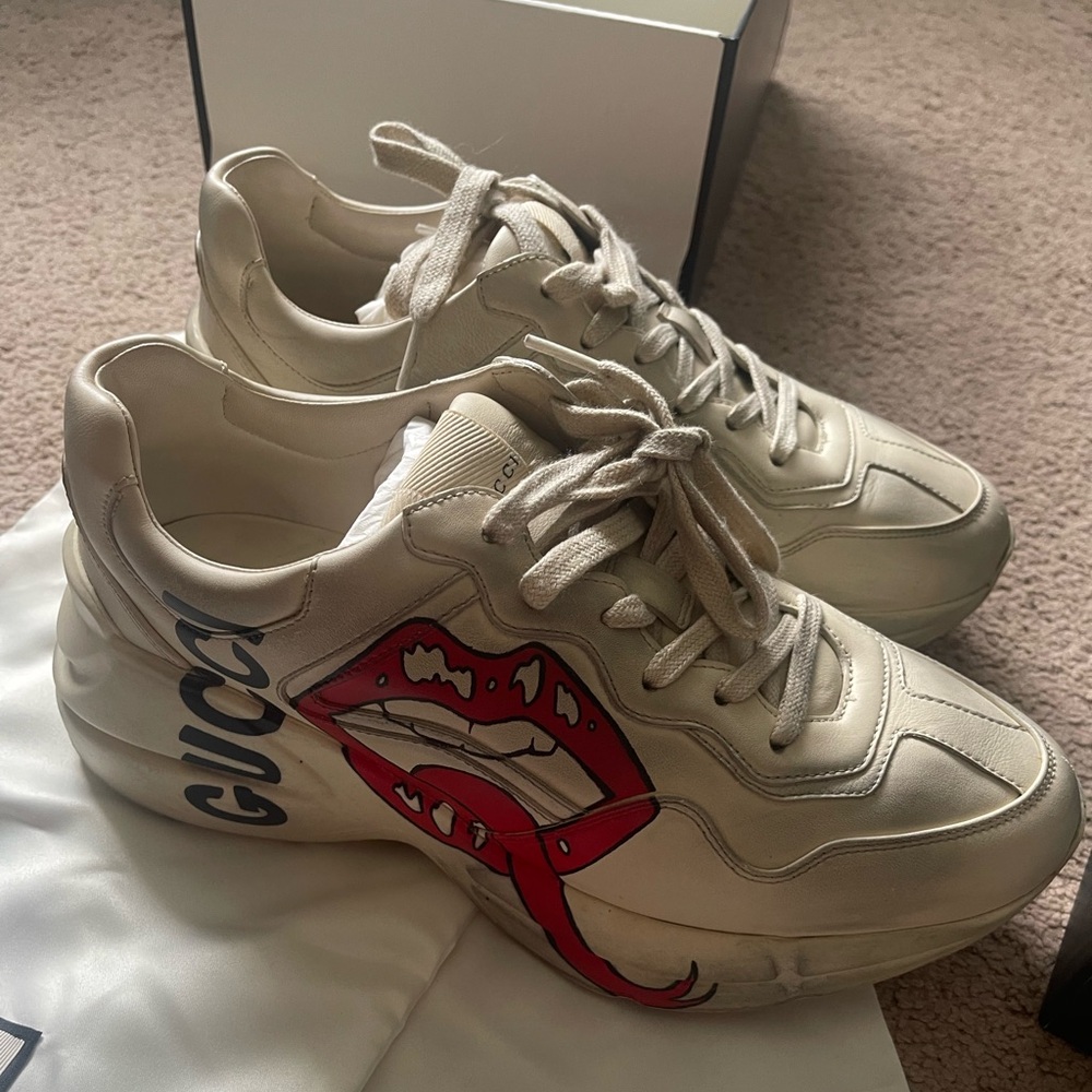 Women’s Gucci Rhyton Sneaker with mouth - 39.5
